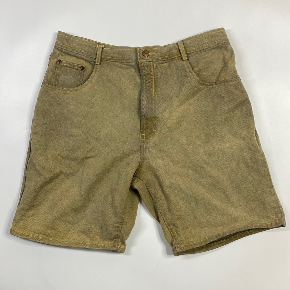 Vintage Structure Jeans Wear Denim Worn Shorts Size 38